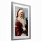 Stupell Industries Rosy Cheeked Santa Smile Framed Print Under Glass, design by Petal Prints Design